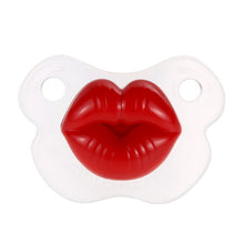 Load image into Gallery viewer, Silicone Baby and infant Microphone Red Lip Pacifier