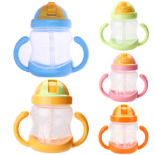 Load image into Gallery viewer, 280ml Baby Bottle Kids Cups Silicone Straw