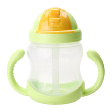 Load image into Gallery viewer, 280ml Baby Bottle Kids Cups Silicone Straw