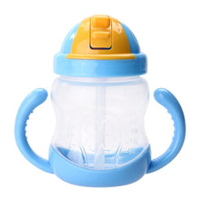Load image into Gallery viewer, 280ml Baby Bottle Kids Cups Silicone Straw