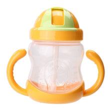 Load image into Gallery viewer, 280ml Baby Bottle Kids Cups Silicone Straw