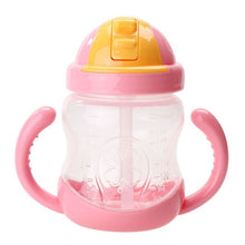 Load image into Gallery viewer, 280ml Baby Bottle Kids Cups Silicone Straw
