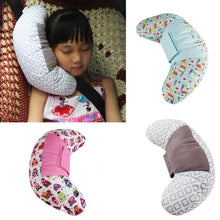Load image into Gallery viewer, Children Car Styling Neck Headrest Cushion Shoulder Safety Strap Protection Pads Support